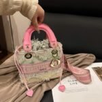 New Tote Box Canvas Women shoulder Bag 8820